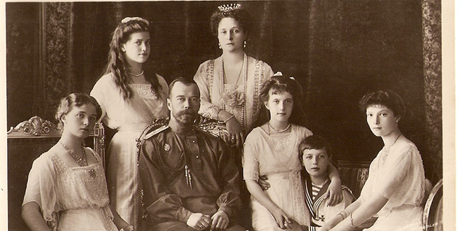 El zar Nicols II y su familia
