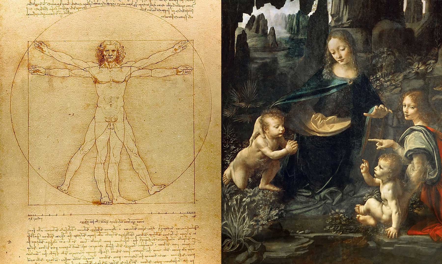 Картины и скульптуры Леонардо да Винчи