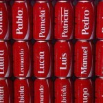 ¿Cuáles son los nombres que aparecen en las latas de Coca-cola?