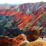 Zhangye Danxia en Gansu, China