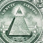 pyramid-macro-closeup-on-a-banknote-of-1-us-dollars-detail-of-one-picture-id1192002514