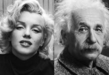 Marilyn Monroe y Albert Einstein