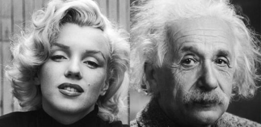 Marilyn Monroe y Albert Einstein