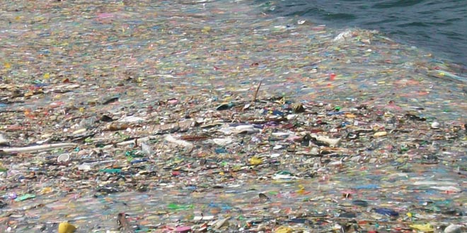 islas de basura plastico mar