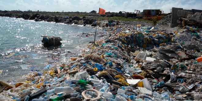 islas de basura plastico mar