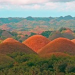Las colinas de chocolate, en Filipinas