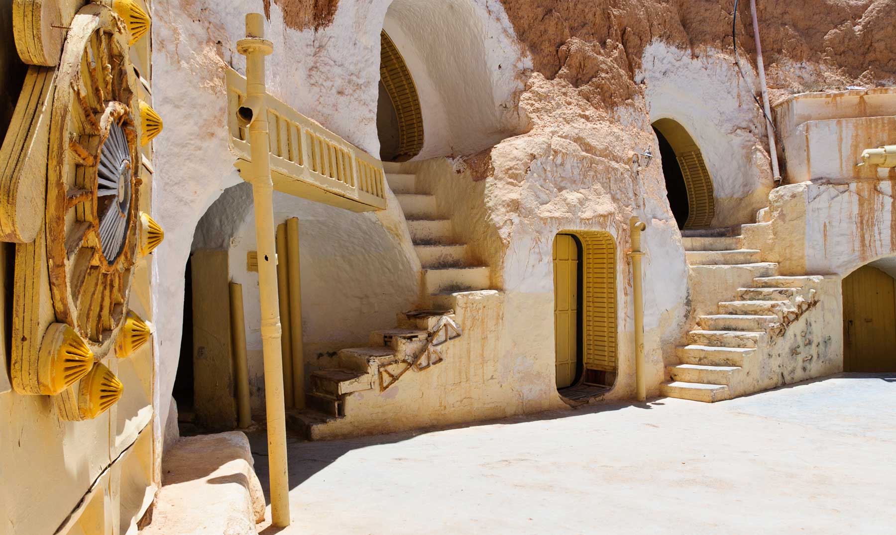 Matmata Túnez el escenario lunar de Star Wars