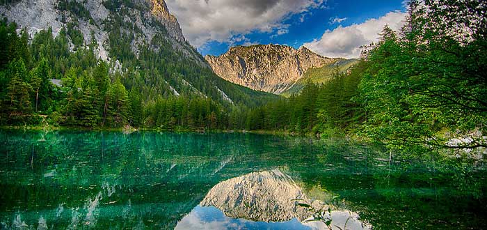 Grüner See en Austria