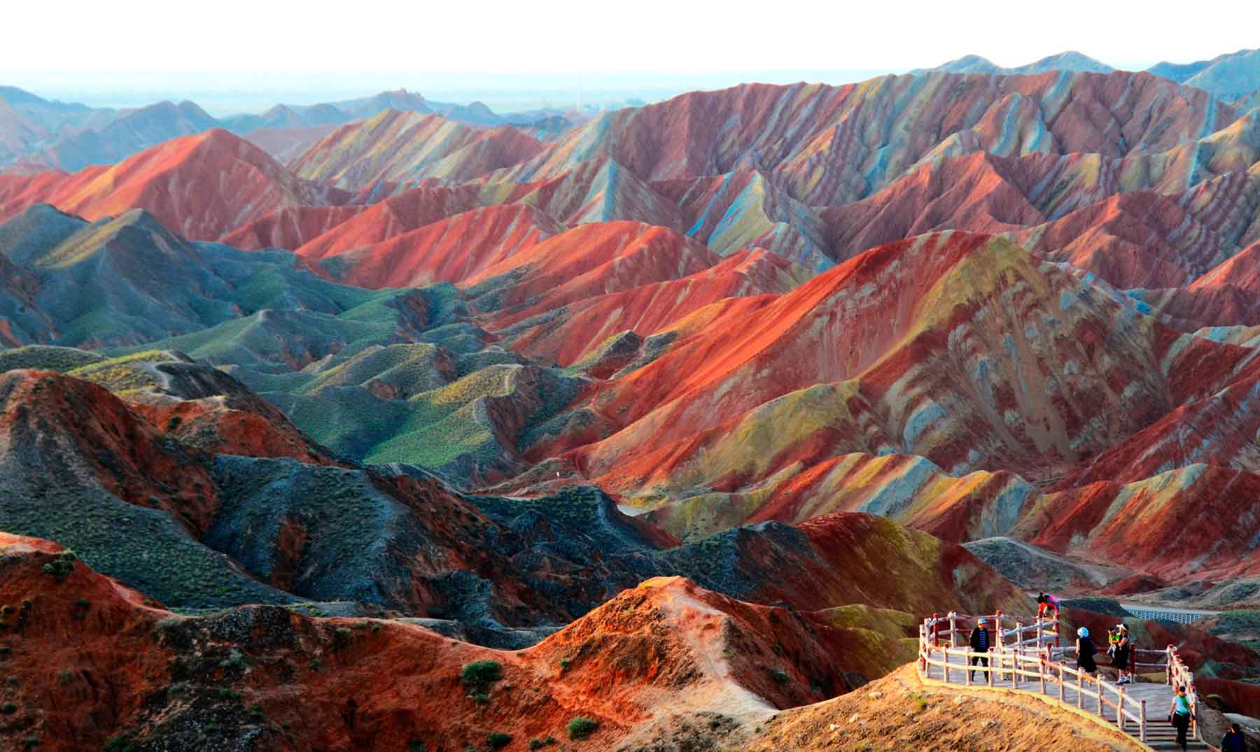 Las asombrosas montañas de colores de Zhangye Danxia
