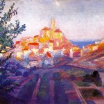 Cadaqués de espaldas dalí