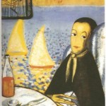 «El niño enfermo». Primera pintura de Dalí. Autorretrato realizado a la edad de 10 años (1914)