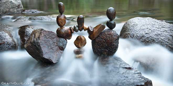 Piedras en equilibrio