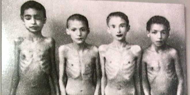 Víctimas de experimentos de Josef Mengele.