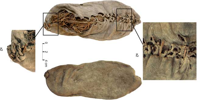 Zapatos de hace 5.500 años (aprox.) hallados en Armenia