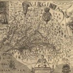 Mapa de Virginia de John Smith, ca. 1609.