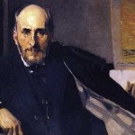 Retrato de Santiago Ramón y Cajal (1906), por Joaqín Sorolla en Óleo sobre lienzo. Museo Provincial de Zaragoza.