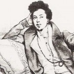 Retrato de Dumas por Achille Devéria (1829)
