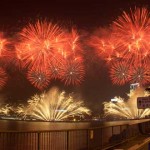 Fuegos artificiales para celebrar el Año Nuevo chino (Hong Kong, 2011)