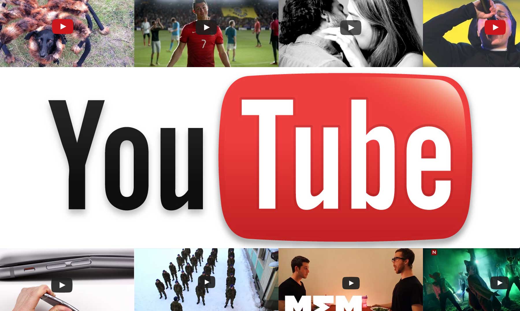 Los 5 vídeos más vistos en 2014 vs. los de 2013