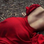 accidente vestido rojo