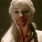 daenerys tras comer el corazón de caballo