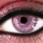 ojos violeta