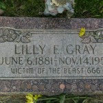La inquietante tumba de Lilly E. Gray, víctima de la bestia