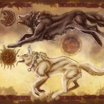 La leyenda nórdica de Sköll y Hati