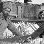 El zar Nicolás II y el zarevich Alexei (1917)