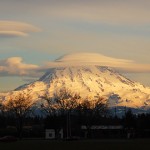 nubes sobre montaña