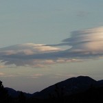 ¿Nubes ovnis? ¡No, nubes lenticulares!