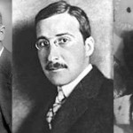 De izquierda a derecha: Zweig, Freud y Dalí