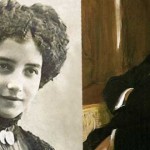 Leonor Izquierdo (30 de julio de 1909) y Antonio Machado (Joaquín Sorolla, 1917)