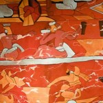 Réplica del mural «Los bebedores de Pulque»