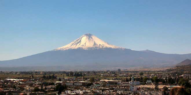 volcán de Popocatépetl