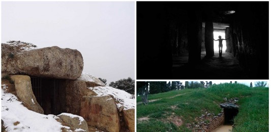 Los 2 únicos dólmenes que no miran al Sol