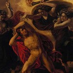 «Orestes perseguido por las Furias» (Carl Rahl, sobre 1852)