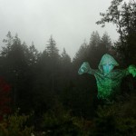 fantasma en bosque