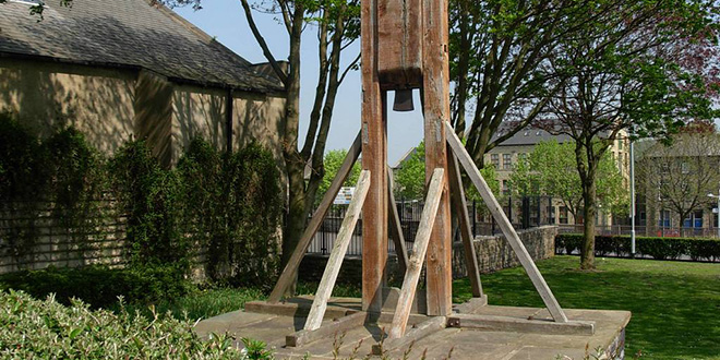 El gibbet de Halifax británico