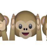 monos sabios, whatsapp, emojis
