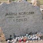 Piedra conmemorativa en Treblinka