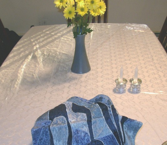 Mesa para la cena de Sabbat
