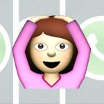 mujer manos cabeza emoji