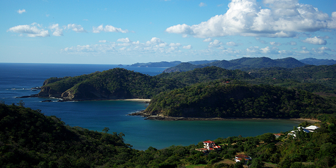 Río San Juan, que desemboca en el mar Caribe