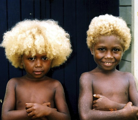 El misterio de los niños rubios de las islas Salomón