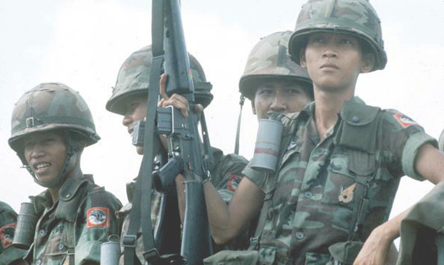 Корейцы вьетнамцы. ARVN Вьетнам. Вьетнамская армия в Сайгоне 1975. Солдаты Южного Вьетнама.