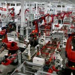 Robots fábrica de coches