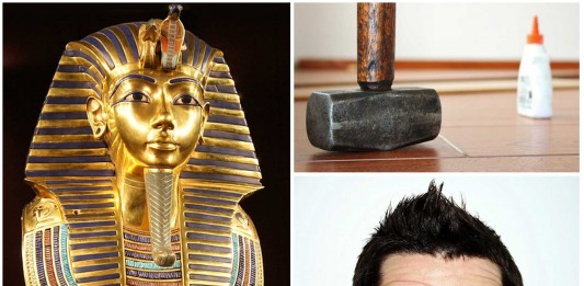 La chapuza de la barba de Tutankamon