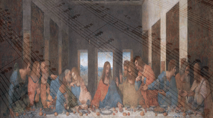 La música oculta en la Última Cena de Da Vinci
