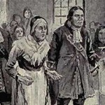 Representación de Rebecca Nurse en los Juicios de Salem ( John R. Musick, 1893)